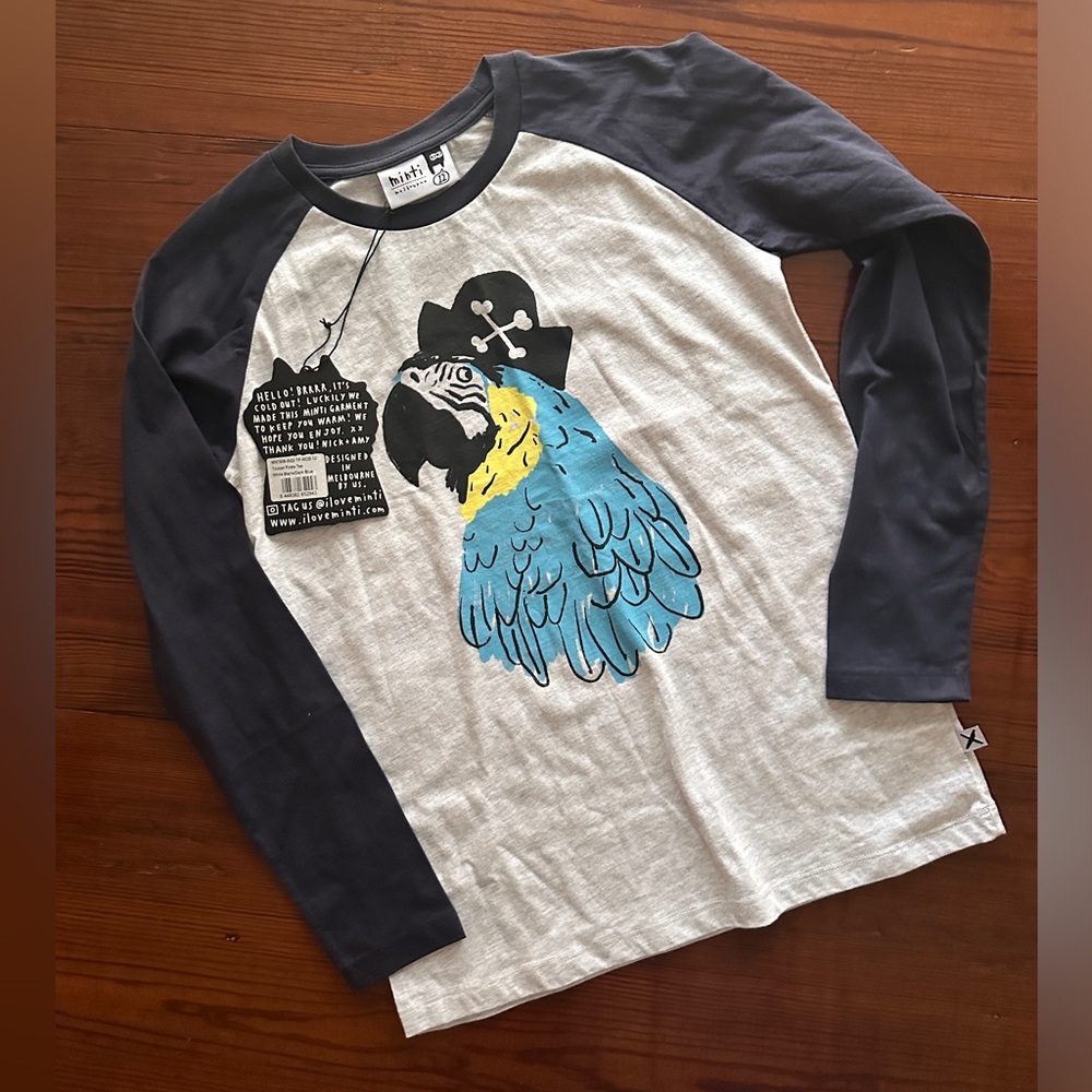 NWT Boys Minti L/S Shirt
